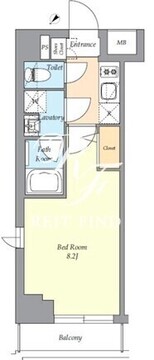 アイフラット渋谷西原 302 間取り図