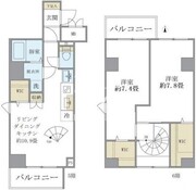 シティフォレスト森下 502 間取り図