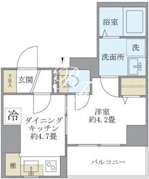 シティフォレスト森下 201 間取り図
