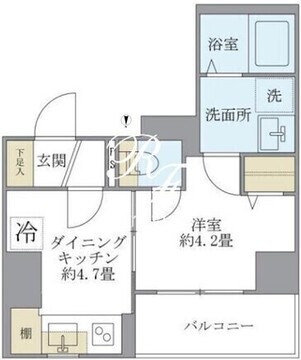 シティフォレスト森下 301 間取り図