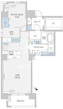 THE AKASAKA RESIDENCE S.O.A-the spirit of akasaka- 901 間取り図