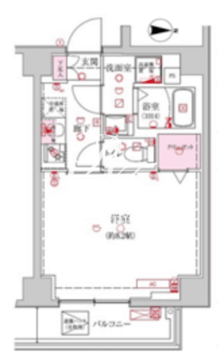 ベルシード新大橋 302 間取り図