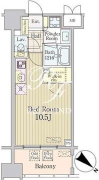 グランパレス東京八重洲アベニュー 304 間取り図