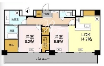 カスタリア門前仲町2 1003 間取り図