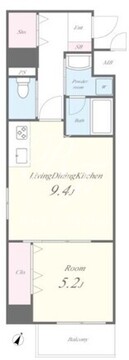 マークスサクラ 101 間取り図