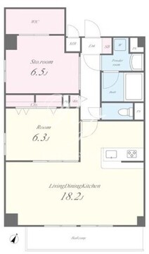 マークスサクラ 501 間取り図