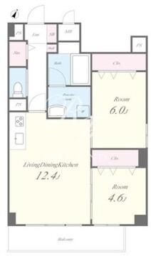 マークスサクラ 105 間取り図