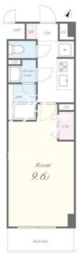 マークスサクラ 305 間取り図
