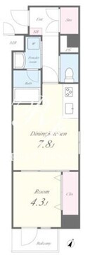 マークスサクラ 306 間取り図