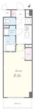 マークスサクラ 203 間取り図