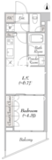 ルミーク本町ウェスト 204 間取り図