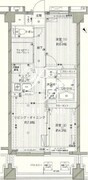 コスモリード西馬込 409 間取り図