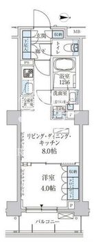 パークアクシス池上 303 間取り図