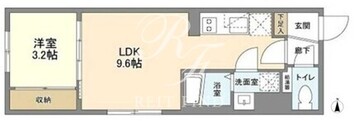 ウェルスクエア西新宿五丁目 302 間取り図