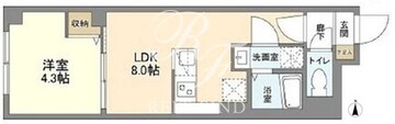 ウェルスクエア西新宿五丁目 101 間取り図