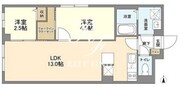 ウェルスクエア西新宿五丁目 401 間取り図