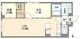 ウェルスクエア西新宿五丁目 401 間取り図