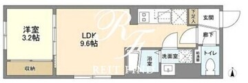 ウェルスクエア西新宿五丁目 102 間取り図