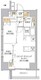 リビオメゾン新宿ウエスト 201 間取り図