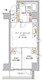 リビオメゾン新宿ウエスト 1202 間取り図