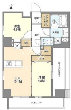 ウェルスクエア錦糸町サウス 701 間取り図