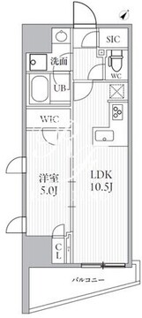 シーズンフラッツ大井町 S-406 間取り図
