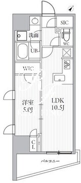 シーズンフラッツ大井町 S-804 間取り図