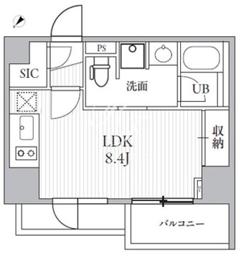シーズンフラッツ大井町 N-208 間取り図