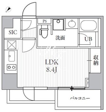 シーズンフラッツ大井町 N-408 間取り図