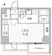 シーズンフラッツ大井町 N-408 間取り図