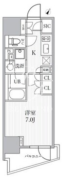 シーズンフラッツ大井町 N-202 間取り図