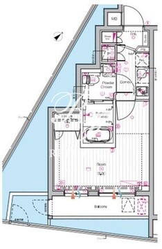 ザ・プレミアムキューブG東中野 507 間取り図
