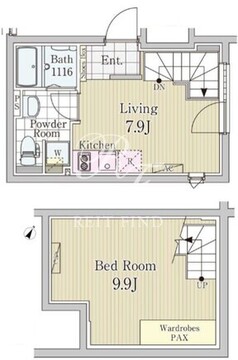 ラピス白金高輪 101 間取り図