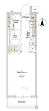 アーバネックス西新宿 402 間取り図