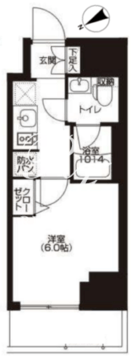 アーバネックス大森 205 間取り図