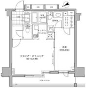 パークハビオ八丁堀 303 間取り図