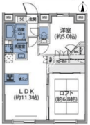 ルネサンスコート中目黒 202 間取り図
