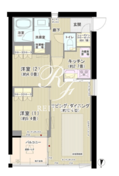 ガーデニエール砧ウエスト 218 間取り図