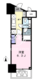 レジディア高輪桂坂 402 間取り図