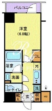 ハーモニーレジデンス浜松町 1202 間取り図