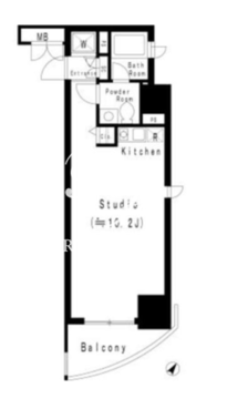 ＭＦＰＲ代々木タワー 507 間取り図