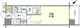 クリオ五反田 407 間取り図