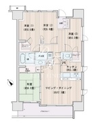 エスティメゾン豊洲レジデンス A-1017 間取り図