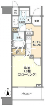 HF白金高輪レジデンス 503 間取り図