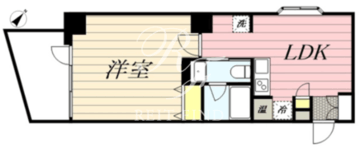 HF八丁堀レジデンス2 404 間取り図