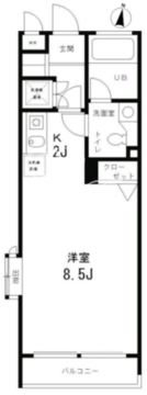 レジディア笹塚 309 間取り図