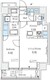 ラオム麻布十番 502 間取り図