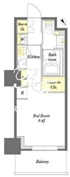 プライムメゾン板橋 203 間取り図