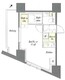 プライムメゾン板橋 1601 間取り図