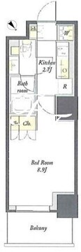 プライムメゾン板橋 802 間取り図